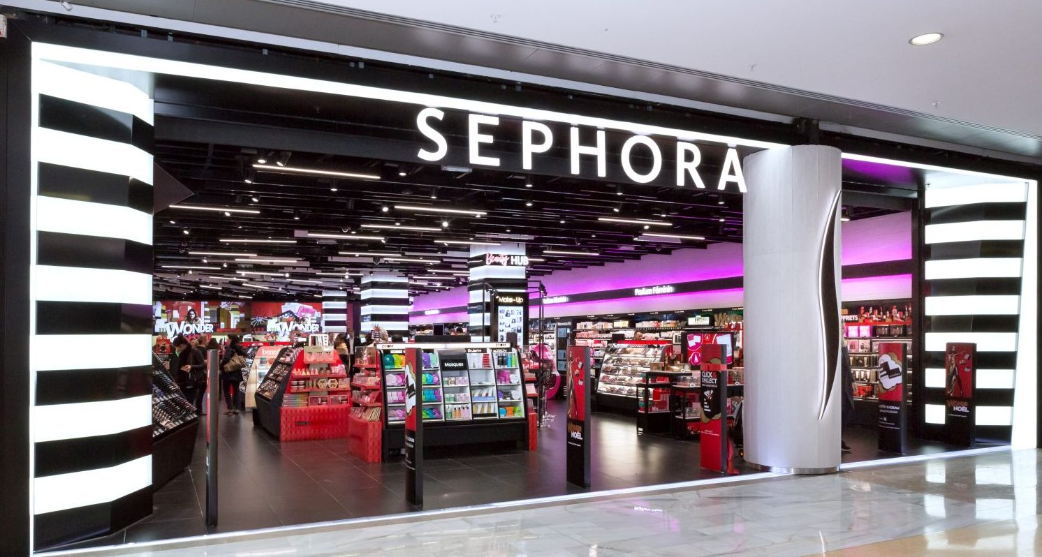 image of a sephora store in a mall