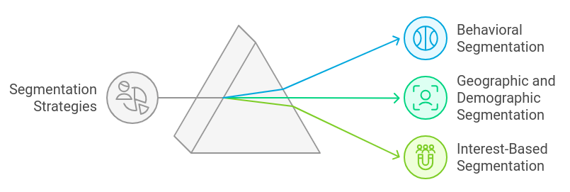 graphic showing the segmentation strategies for effective targeting